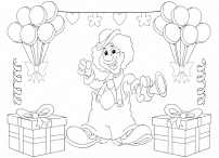  Geburtstag Ausmalbilder Kostenlos Ausdrucken Illustration 